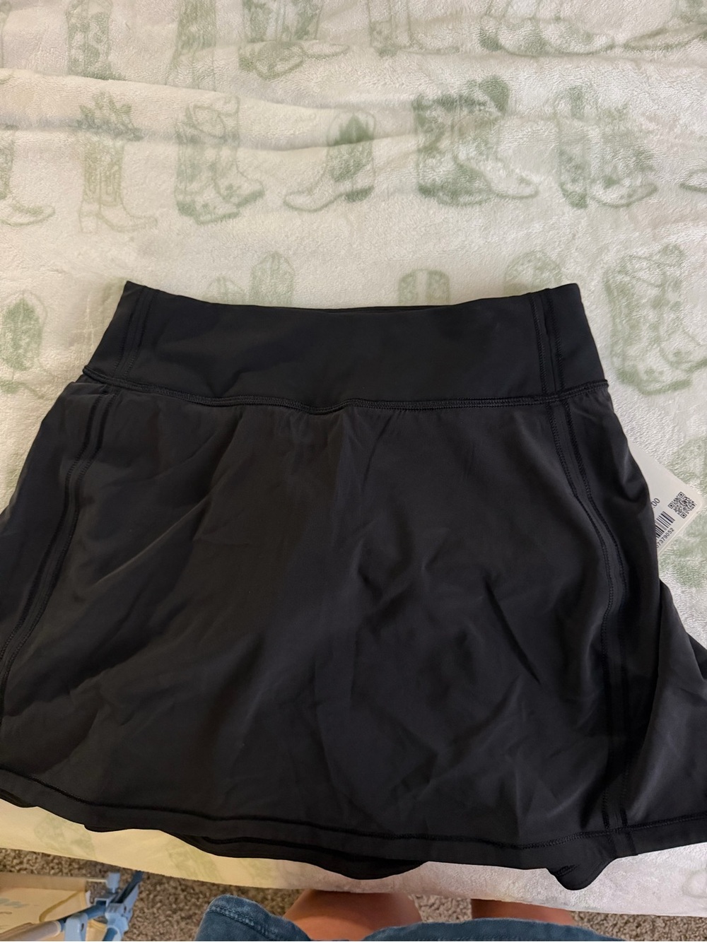 NEW lululemon athletica Black Athletic Skort with Built-In Shorts